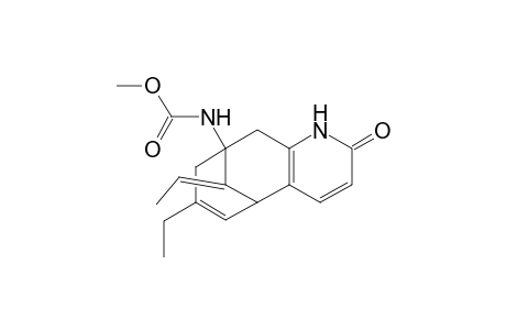 (E)-7-Ethyl-11-ethylidene-5,8,9,10tetrahydro-9-(methoxycarbonylamino)-5,9-methano-1H-cycloocta[b]pyridin-2-one