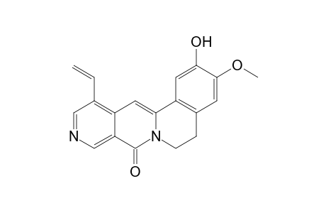 12-ethenyl-2-hydroxy-3-methoxy-5,6-dihydroisoquinolino[2,1-b][2,7]naphthyridin-8-one