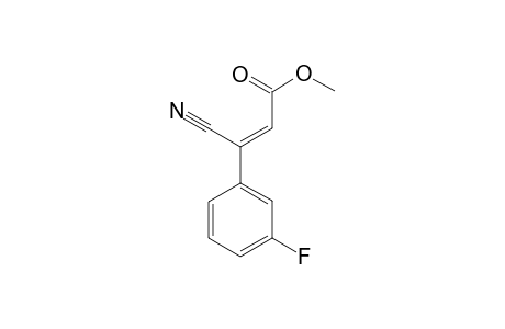 (Z)-Methyl 3-cyano-3-(3-fluorophenyl)acrylate