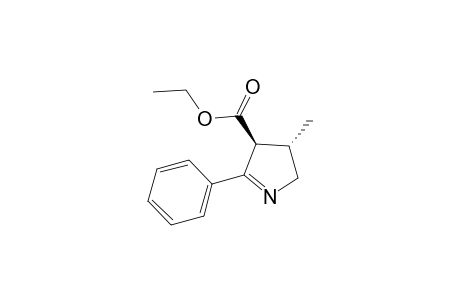 Ethyl (3S,4S)-3-Methyl-5-phenyl-3,4-dihydro-2H-pyrrole-4-carboxylate