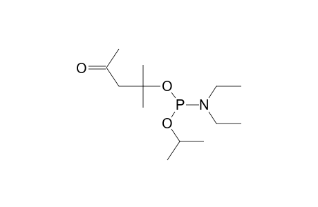 O-ISOPROPYL-N,N-DIETHYLAMIDO-O-(2-METHYL-3-ACETYLPROP-2-YL)PHOSPHITE