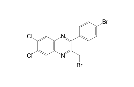 2-(bromomethyl)-3-(p-bromophenyl)-6,7-dichloroquinoxaline