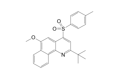 2-tert-Butyl-6-methoxy-4-(4-toluenesulfonyl)benzo[h]quinoline