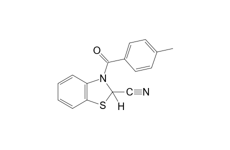 3-(p-toluoyl)-2-benzothiazolinecarbonitrile