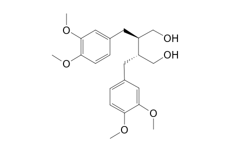 2,3-bis[(3,4-dimethoxyphenyl)methyl]butane-1,4-diol