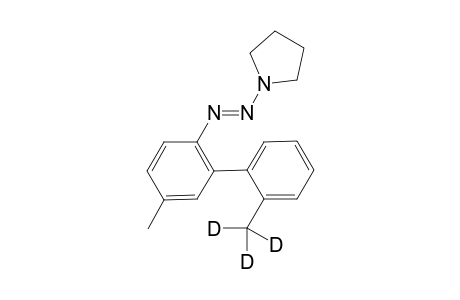 (E)-1-((2'-trideuteromethyl,5-methyl-[1,1'-biphenyl]-2-yl)diazenyl)pyrrolidine