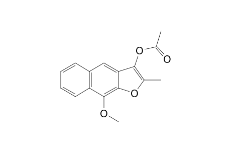 9-methoxy-2-methylnaphtho[2,3-b]furan-3-ol, acetate