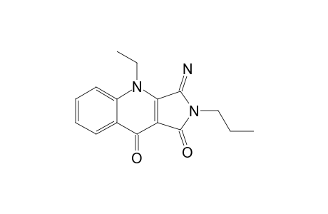 4-ETHYL-2,3-DIHYDRO-3-IMINO-2-PROPYL-PYRROLO-[3,4-B]-QUINOLINE-1,9-DIONE