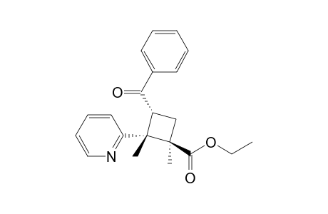 4.alpha.-Benzoyl-2.beta.-ethoxycarbonyl-1.beta.,2.alpha.-dimethyl-1.alpha.-(2-pyridyl)cyclobutane
