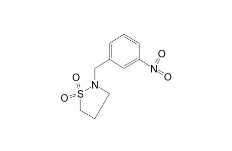 2-(m-nitrobenzyl)isothiazolidine,1,1-dioxide