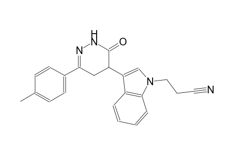 1H-indole-1-propanenitrile, 3-[2,3,4,5-tetrahydro-6-(4-methylphenyl)-3-oxo-4-pyridazinyl]-
