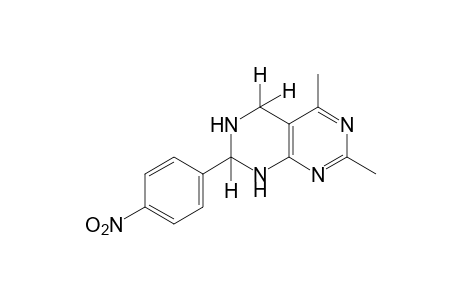 2,4-dimethyl-7-(p-nitrophenyl)-5,6,7,8-tetrahydropyrimido[4,5-d]pyrimidine