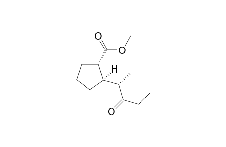 (1S,2R)-2-[(1S)-2-keto-1-methyl-butyl]cyclopentanecarboxylic acid methyl ester