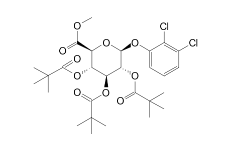 Methyl 1-O-(2,3-Dichlorophenyl)-2,3,4-tri-O-pivaloyl-.beta.-D-glucopyranuronate