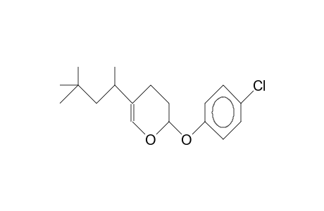 2H-Pyran, 2-(4-chlorophenoxy)-3,4-dihydro-5-(1,3,3-trimethylbutyl)-