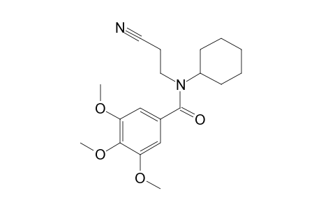 N-(2-cyanoethyl)-N-cyclohexyl-3,4,5-trimethoxybenzamide