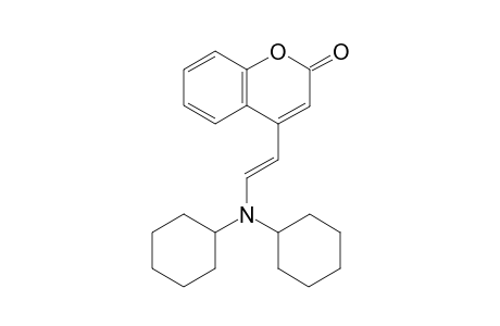 (E)-4-(2-(Dicyclohexylamino)vinyl)-2H-chromen-2-one