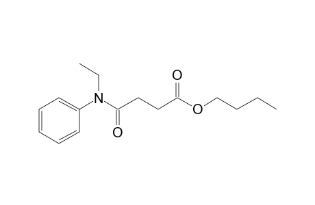 Succinic acid, monoamide, N-ethyl-N-phenyl-, butyl ester