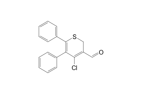 4-Chloro-5,6-diphenyl-2H-thiopyran-3-carboxaldehyde