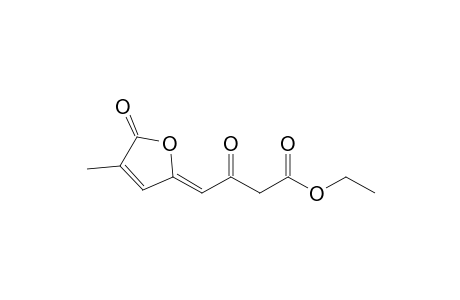 Ethyl 3-oxo-4-[5-oxo-4-methylfuran-2(5H)-ylidene]butanoate