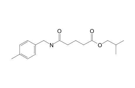 Glutaric acid, monoamide, N-(4-methylbenzyl)-, isobutyl ester