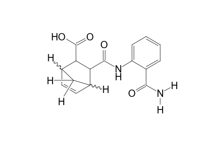 3-[(o-carbamoylphenyl)carbamoyl]-5-norbornene-2-carboxylic acid