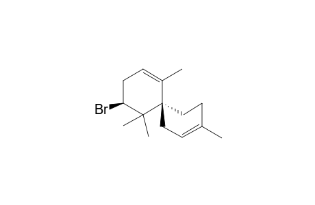 (+)-spiro[2(S)-bromo-1,1,5-trimethylcyclohaxene-6,4'-1'-methylcyclocyclohexene]