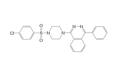 1-{4-[(4-chlorophenyl)sulfonyl]-1-piperazinyl}-4-phenylphthalazine
