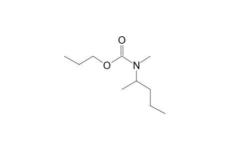 Carbonic acid, monoamide, N-(2-pentyl)-N-methyl-, propyl ester