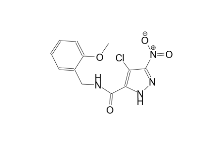 1H-Pyrazole-3-carboxamide, 4-chloro-5-nitro-N-(2-methoxybenzyl)-