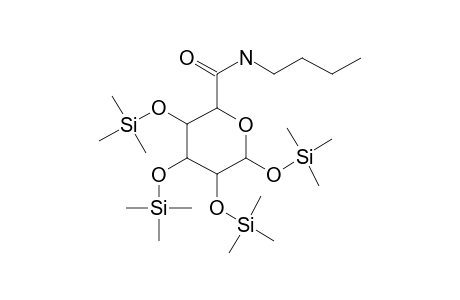 N-Butyl-D-glucuronamide, tetrakis(o-trimethylsilyl)-