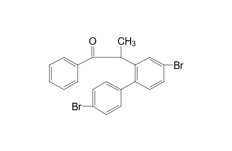 2-(4,4'-dibromo-2-biphenylyl)propiophenone