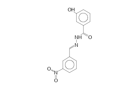 3-Hydroxy-N'-[(E)-(3-nitrophenyl)methylidene]benzohydrazide