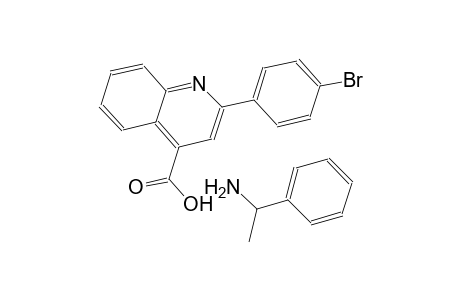 2-(4-Bromophenyl)-4-quinolinecarboxylic acid compound with 1-phenylethanamine (1:1)