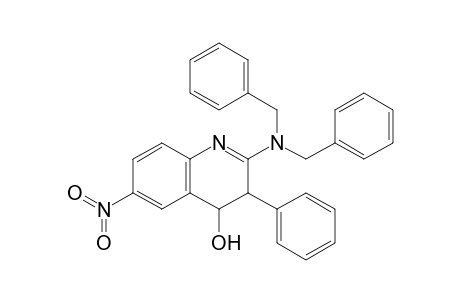 2-[bis(Phenylmethyl)amino]-6-nitro-3-phenyl-3,4-dihydroquinolin-4-ol