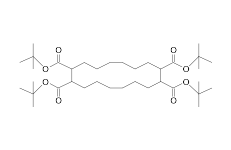 Cyclohexadecane-1,2,9,10-tetracarboxylic acid, tetra-t-butyl ester