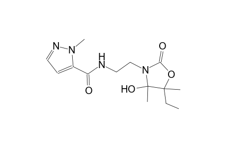 1H-pyrazole-5-carboxamide, N-[2-(5-ethyl-4-hydroxy-4,5-dimethyl-2-oxo-3-oxazolidinyl)ethyl]-1-methyl-