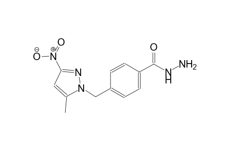 4-[(5-methyl-3-nitro-1H-pyrazol-1-yl)methyl]benzohydrazide