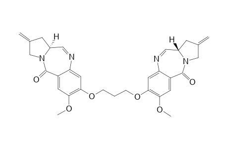 1,1'-[[(PROPANE-1,3-DIYL)-DIOXY]-BIS-(11A-S)-7-METHOXY-2-METHYLIDENE-1,2,3,11A-TETRAHYDRO-5H-PYRROLO-[2,1-C]-[1,4]-BENZODIAZEPIN-5-ONE];IMINE-FORM