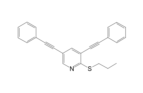 3,5-bis(Phenylethynyl)-2-(propylthio)pyridine