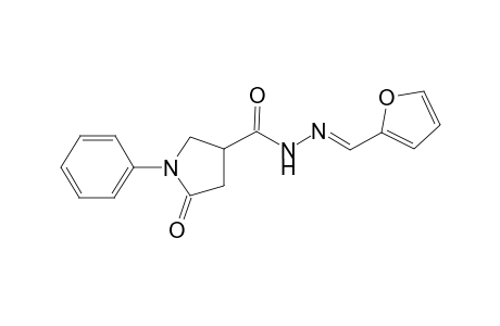 3-Pyrrolidinecarbohydrazide, 5-oxo-1-phenyl-N'-(2-furfurylideno)-