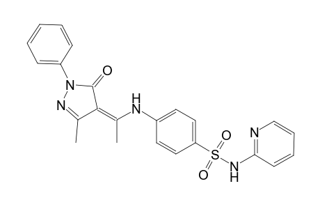 benzenesulfonamide, 4-[[(1Z)-1-(1,5-dihydro-3-methyl-5-oxo-1-phenyl-4H-pyrazol-4-ylidene)ethyl]amino]-N-(2-pyridinyl)-