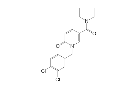 1-(3,4-DICHLOROBENZYL)-N,N-DIETHYL-1,6-DIHYDRO-6-OXONICOTINAMIDE