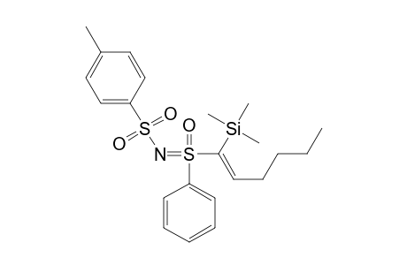 S-Phenyl-S-[(E)-1-trimethylsilylhex-1-enyl]-N-(toluene-p-sulfonyl)sulfoximine