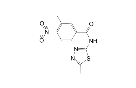 3-methyl-N-(5-methyl-1,3,4-thiadiazol-2-yl)-4-nitrobenzamide