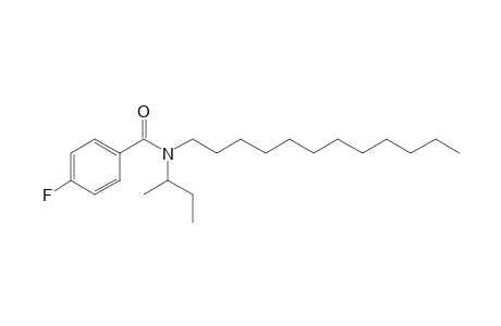 Benzamide, 4-fluoro-N-(2-butyl)-N-dodecyl-