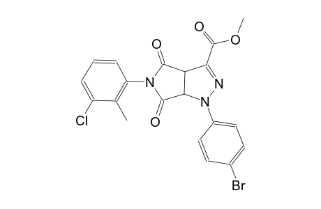 methyl 1-(4-bromophenyl)-5-(3-chloro-2-methylphenyl)-4,6-dioxo-1,3a,4,5,6,6a-hexahydropyrrolo[3,4-c]pyrazole-3-carboxylate