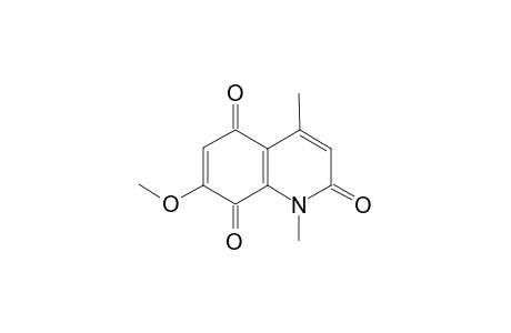 7-Methoxy-1,4-dimethyl-2,5,8(1H)-quinoneone