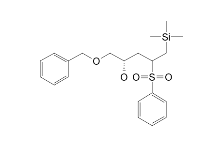 (2S)-1-(PHENYLMETHOXY)-4-(PHENYLSULFONYL)-5-(TRIMETHYLSILYL)-2-PENTANOL,DIASTEREOMER-#1