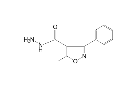 5-methyl-3-phenyl-4-isoxazolecarboxylic acid, hydrazide